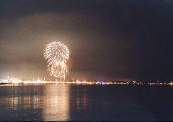 Höhenfeuerwerk in Southend on Sea